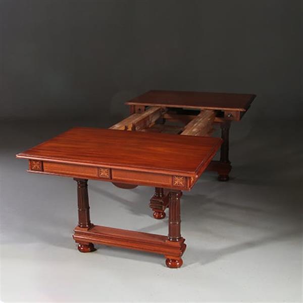 Grote foto zeer lange tafel voor 18 personen ca 1880 historisme no.862495 antiek en kunst stoelen en banken