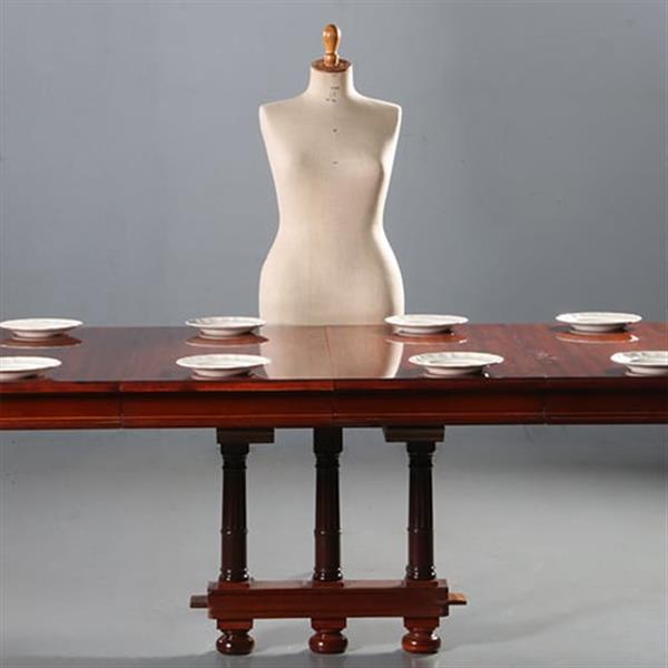 Grote foto zeer lange tafel voor 18 personen ca 1880 historisme no.862495 antiek en kunst stoelen en banken