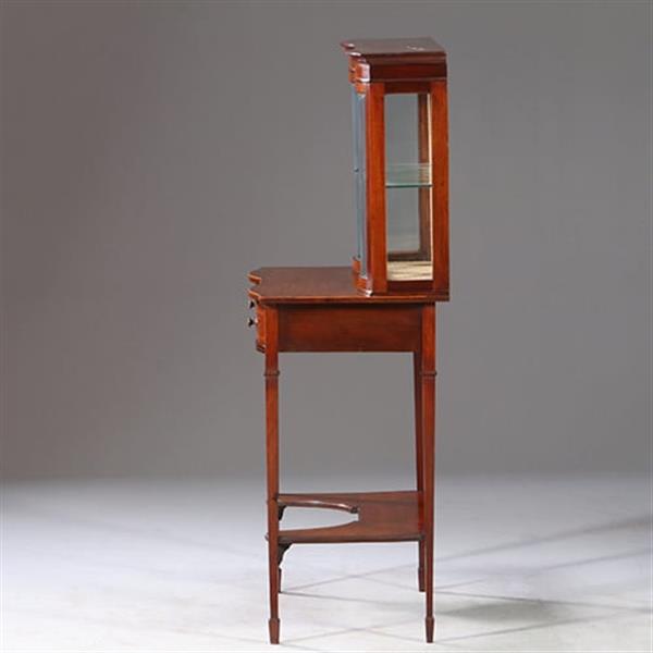 Grote foto stel van 2 kleine identieke vitrines ca 1900 engeland no.922870 antiek en kunst stoelen en banken