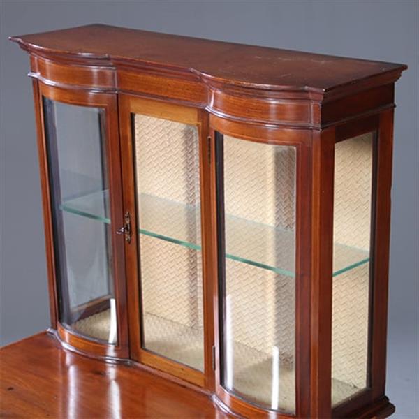 Grote foto stel van 2 kleine identieke vitrines ca 1900 engeland no.922870 antiek en kunst stoelen en banken