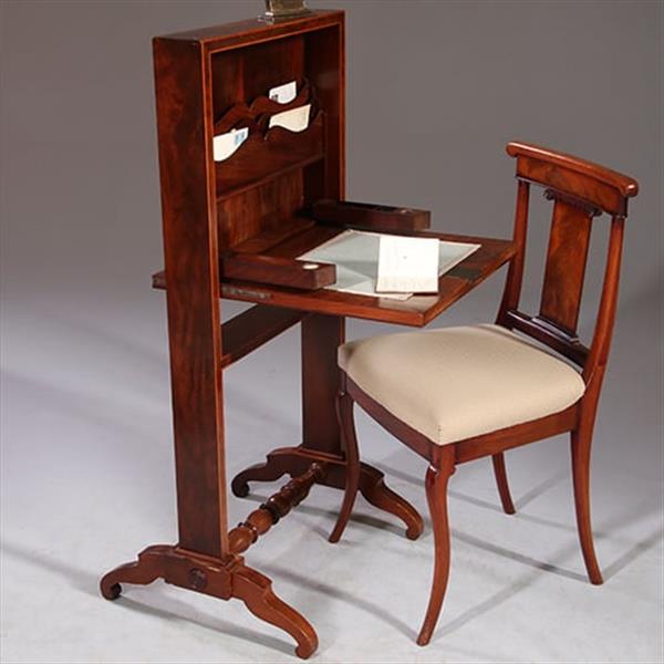 Grote foto geheim bureautje haardscherm met schrijfblad en inktpotjes ca 1870 no.931155 antiek en kunst overige in antiek gebruiksvoorwerpen