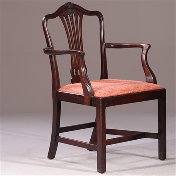 Grote foto 8 eetkamerstoelen met nieuwe bekleding naar wens 2 met armleuningen ca 1890 no.931160 antiek en kunst stoelen en banken