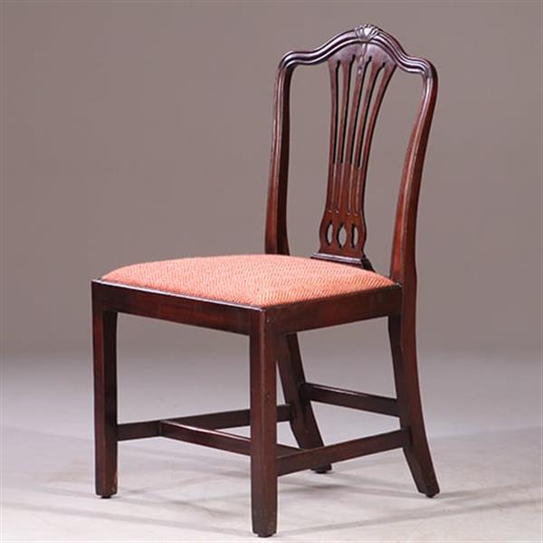 Grote foto 8 eetkamerstoelen met nieuwe bekleding naar wens 2 met armleuningen ca 1890 no.931160 antiek en kunst stoelen en banken