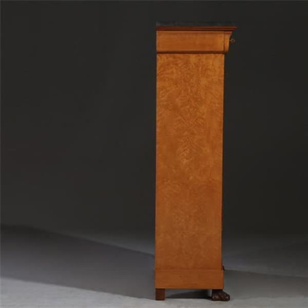 Grote foto blonde secretaire abattant of klep secretaire met geheime vakjes esdoorn met amarant ca 1835 no.93 antiek en kunst overige in antiek gebruiksvoorwerpen