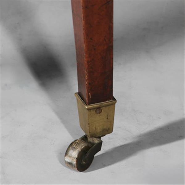 Grote foto louis seize werktafel op strakke tapse poten bloemmahonie randen ca 1800 no.932635 antiek en kunst stoelen en banken