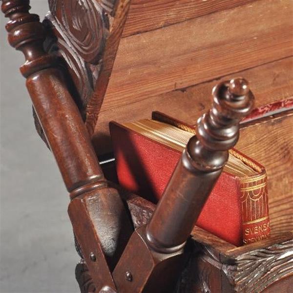 Grote foto opbergkistje in de vorm van gebundelde haardblokken ca 1865 hollands no. 200252 antiek en kunst stoelen en banken