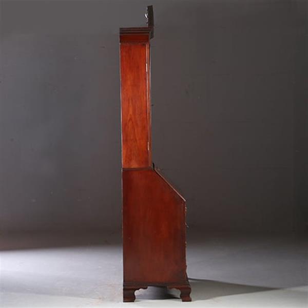 Grote foto engels georgian topbureau ca 1830 mahonie ingelegd met satijnhout no.950130 antiek en kunst overige in antiek gebruiksvoorwerpen