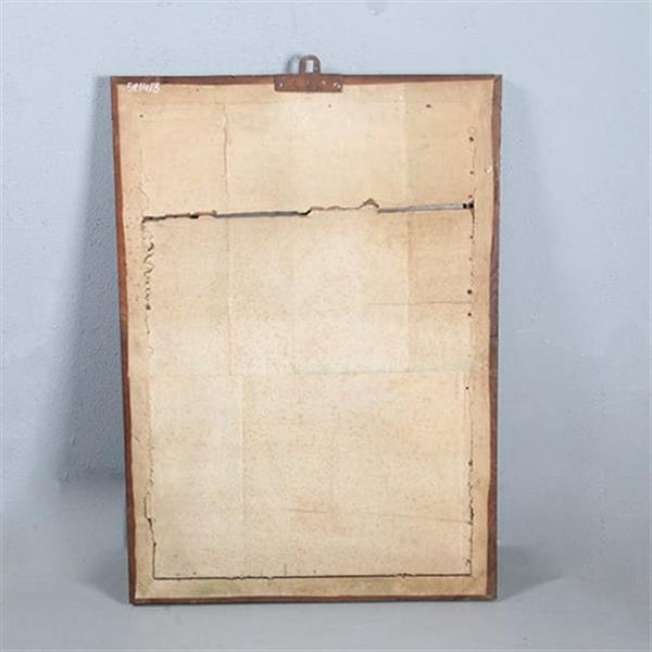 Grote foto rechthoekige biedermeier spiegel bloemmahonie en vergulde binnenlijst ca 1830 no.950079 hoogte 0 9 antiek en kunst spiegels