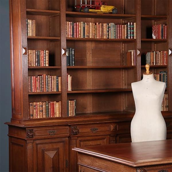 Grote foto hollandse heerenkamer neorenaissance grote boekenkast en bijbehorend partner bureau ca 1880 no.9604 antiek en kunst overige in antiek gebruiksvoorwerpen