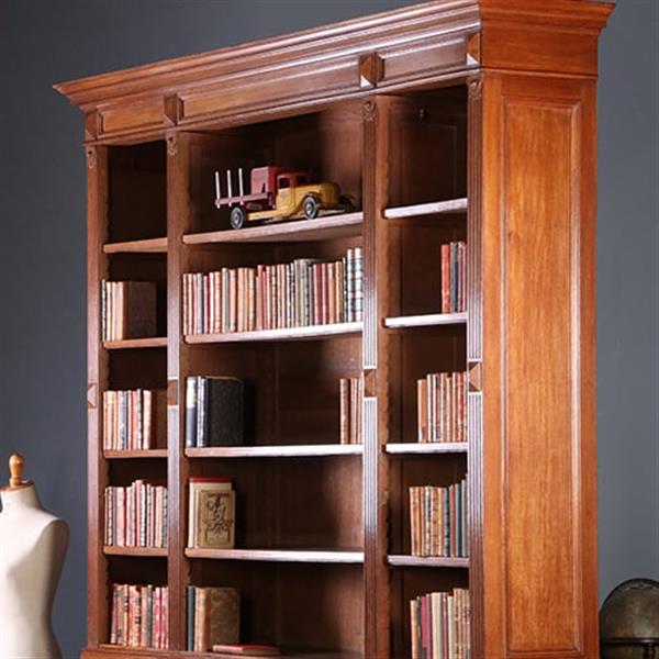 Grote foto hollandse heerenkamer neorenaissance grote boekenkast en bijbehorend partner bureau ca 1880 no.9604 antiek en kunst overige in antiek gebruiksvoorwerpen