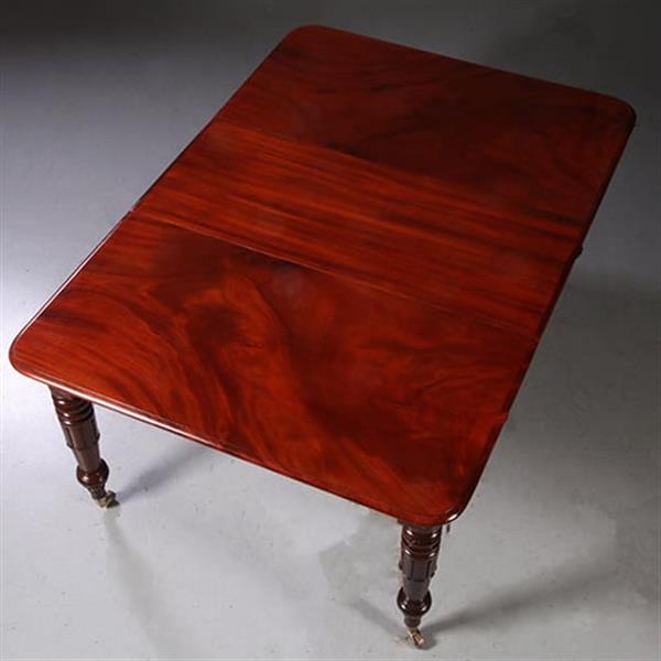 Grote foto oberispelijk mooie victoriaanse pull out table gespiegeld mahonie ca 1870 met 4 inlegbladen no.9717 antiek en kunst spiegels