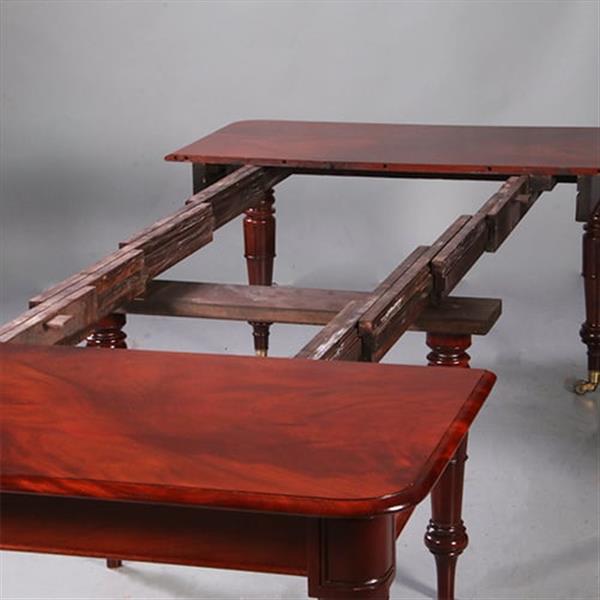 Grote foto oberispelijk mooie victoriaanse pull out table gespiegeld mahonie ca 1870 met 4 inlegbladen no.9717 antiek en kunst spiegels