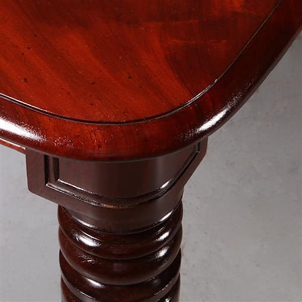 Grote foto oberispelijk mooie victoriaanse pull out table gespiegeld mahonie ca 1870 met 4 inlegbladen no.9717 antiek en kunst spiegels