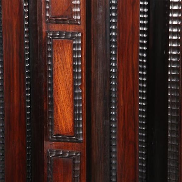 Grote foto palissander tweedeurs pilasterkast ca 1700 met veel ebben inleg no.962630 antiek en kunst stoelen en banken