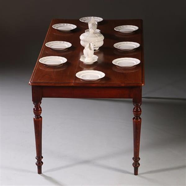 Grote foto lange tafel in essenhouten werktafel of keukentafel in prachtige oude kleur no.211730 antiek en kunst stoelen en banken