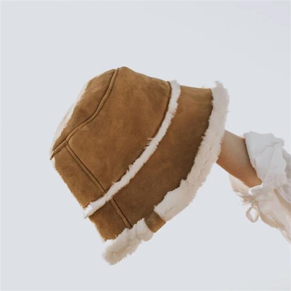 Grote foto emu australia sheepskin hat maat one size kleding dames schoenen