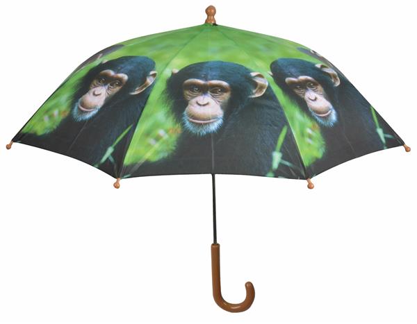 Grote foto kinderparaplu aap chimpansee kg158a kleding dames sieraden