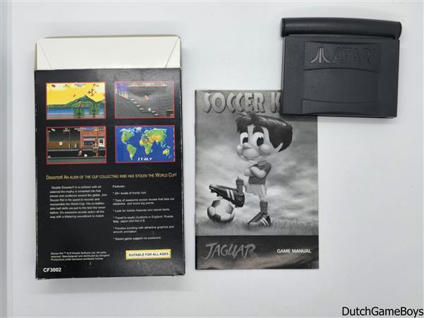 Grote foto atari jaguar soccer kid spelcomputers games overige games