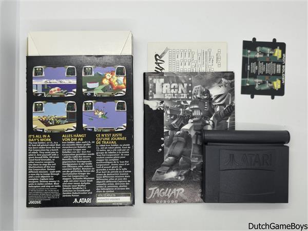 Grote foto atari jaguar iron soldier spelcomputers games overige games