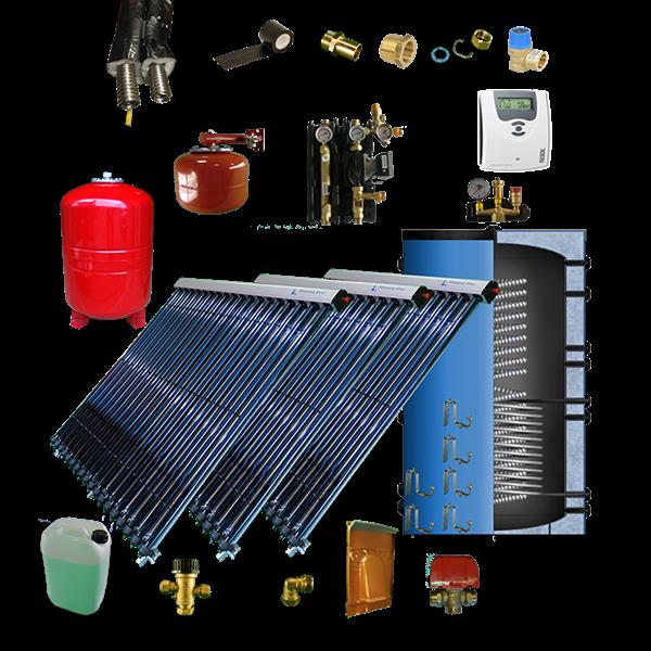 Grote foto cv verwarming en tapwater zonneboiler 1000l 3x prisma pro 18 met hygi ne boiler 5 meter dn16 dubb doe het zelf en verbouw geisers en boilers