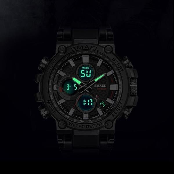 Grote foto militair sporthorloge met digitale subdials voor heren schokbestendig 5 bar waterdicht kleding dames horloges