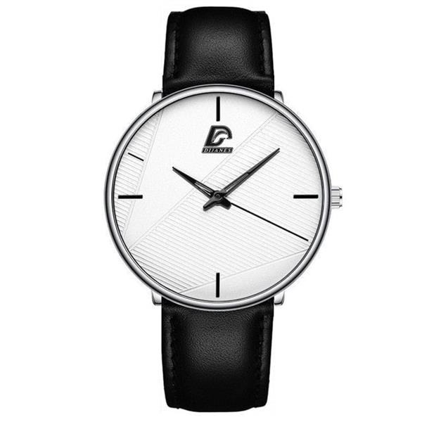 Grote foto minimalistisch horloge voor heren mode ultradun eenvoudig zakelijk kwartshorloge kleding dames horloges
