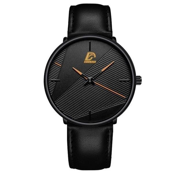 Grote foto minimalistisch horloge voor heren mode ultradun eenvoudig zakelijk kwartshorloge kleding dames horloges