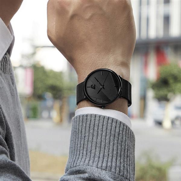 Grote foto minimalistisch horloge voor heren mode ultradun eenvoudig zakelijk kwartshorloge kleding dames horloges