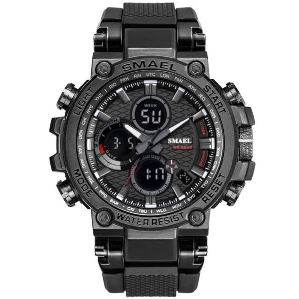 Grote foto militair sporthorloge met digitale subdials voor heren schokbestendig 5 bar waterdicht kleding dames horloges