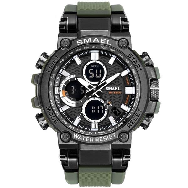 Grote foto militair sporthorloge met digitale subdials voor heren schokbestendig 5 bar waterdicht kleding dames horloges