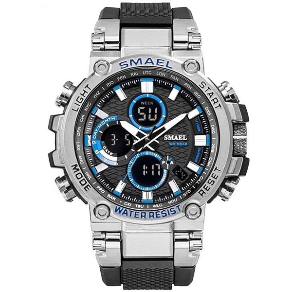 Grote foto militair sporthorloge met digitale subdials voor heren schokbestendig 5 bar waterdicht kleding dames horloges