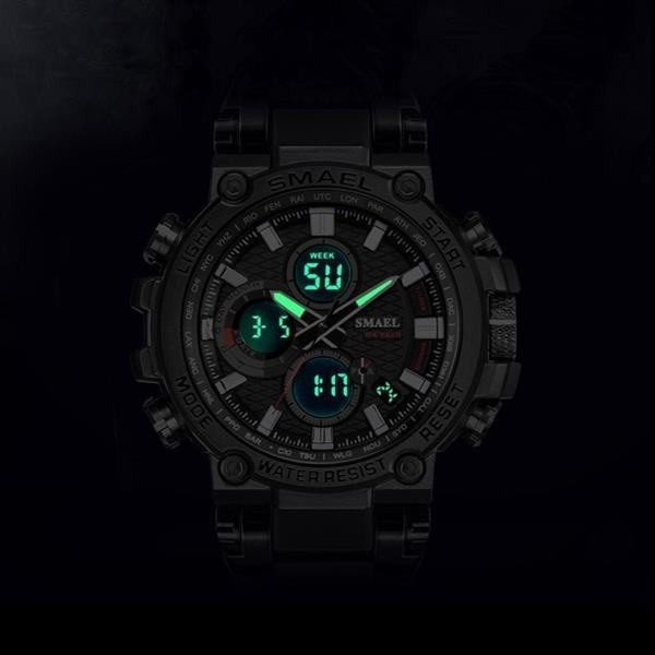 Grote foto militair sporthorloge met digitale subdials voor heren schokbestendig 5 bar waterdicht kleding dames horloges