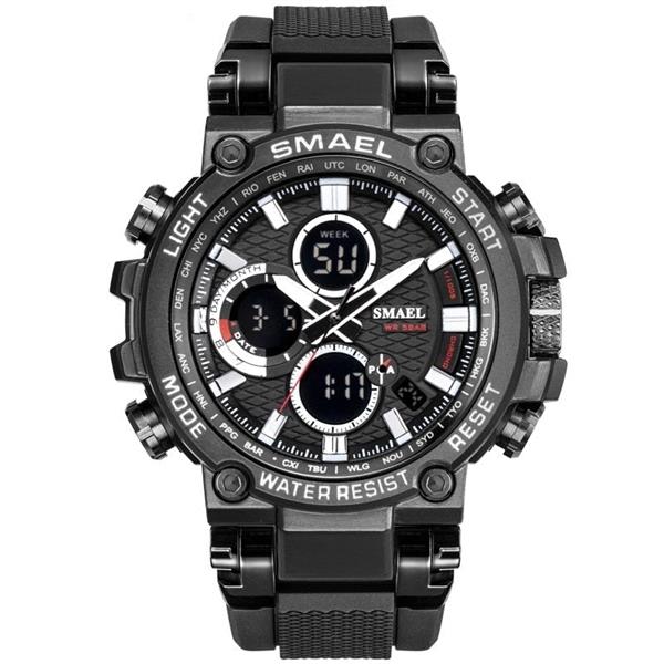 Grote foto militair sporthorloge met digitale subdials voor heren schokbestendig 5 bar waterdicht kleding dames horloges