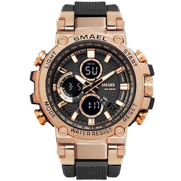 Grote foto militair sporthorloge met digitale subdials voor heren schokbestendig 5 bar waterdicht kleding dames horloges