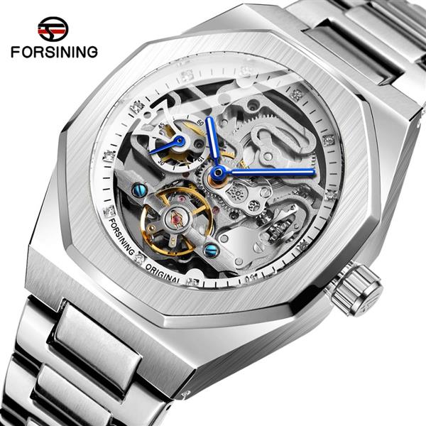 Grote foto mechanische roestvrijstalen luxe horlogemode voor heren zakelijk polshorloge kleding dames horloges