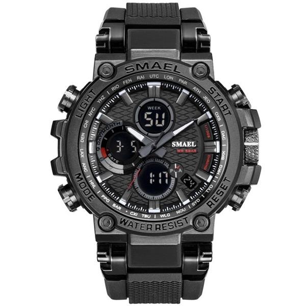 Grote foto militair sporthorloge met digitale subdials voor heren schokbestendig 5 bar waterdicht kleding dames horloges