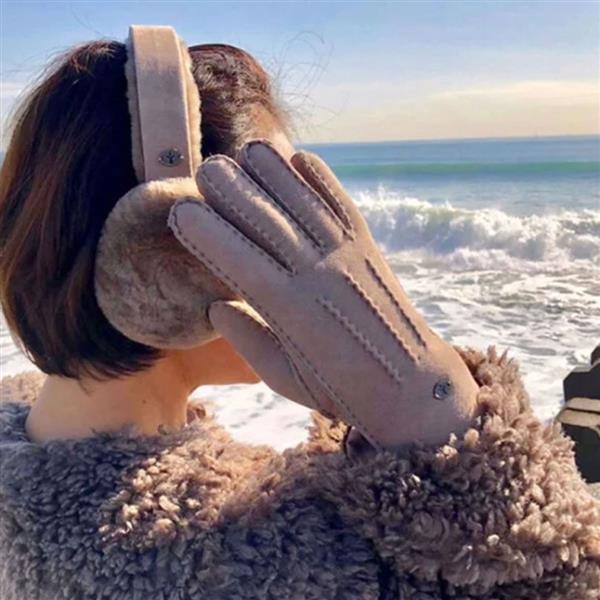 Grote foto emu australia handschoenen maat one size kleding dames schoenen