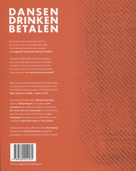 Grote foto dansen drinken betalen boeken stripboeken