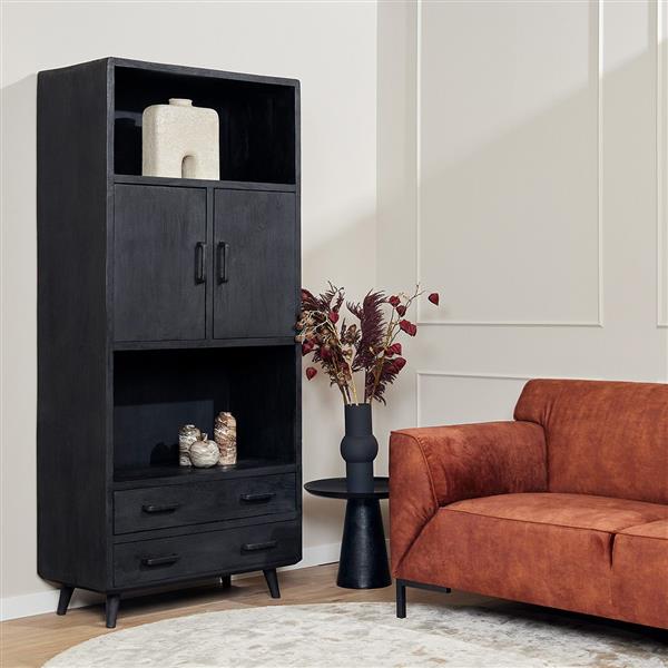 Grote foto boekenkast omaha black 90 cm starfurn huis en inrichting overige