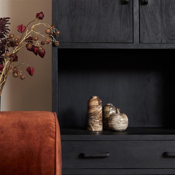 Grote foto boekenkast omaha black 90 cm starfurn huis en inrichting overige