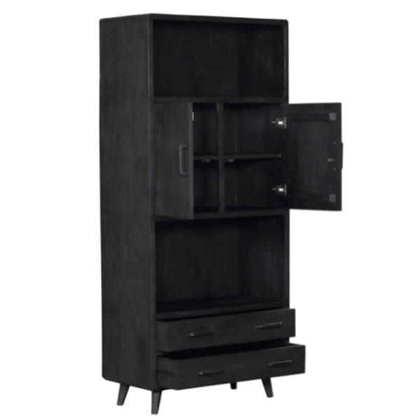 Grote foto boekenkast omaha black 90 cm starfurn huis en inrichting overige