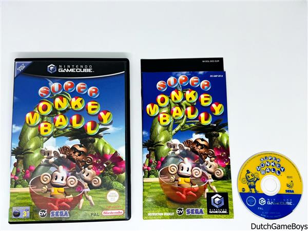 Grote foto nintendo gamecube super monkey ball ukv spelcomputers games overige nintendo games