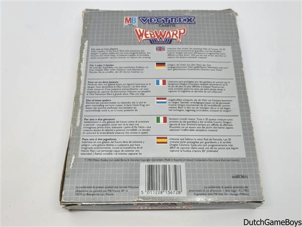 Grote foto vectrex mb web warp boxed spelcomputers games overige merken