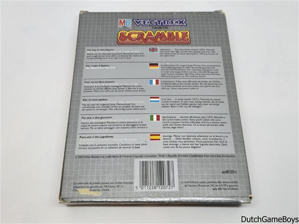 Grote foto vectrex mb scramble boxed spelcomputers games overige merken