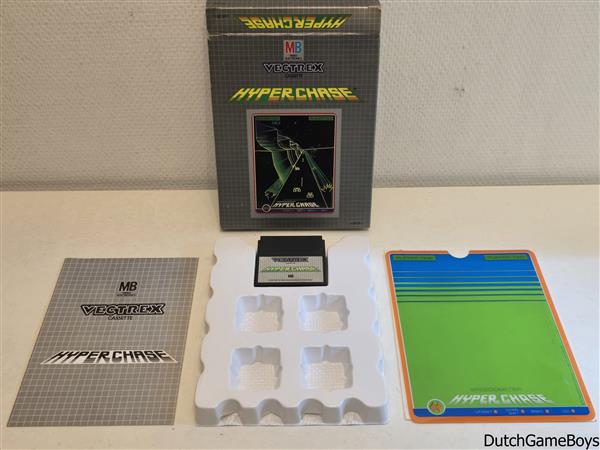 Grote foto vectrex mb hyper chase boxed spelcomputers games overige merken