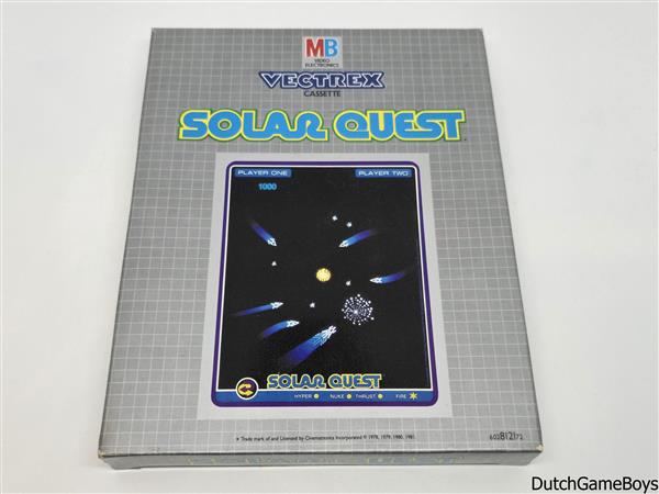 Grote foto vectrex mb solar quest boxed spelcomputers games overige merken