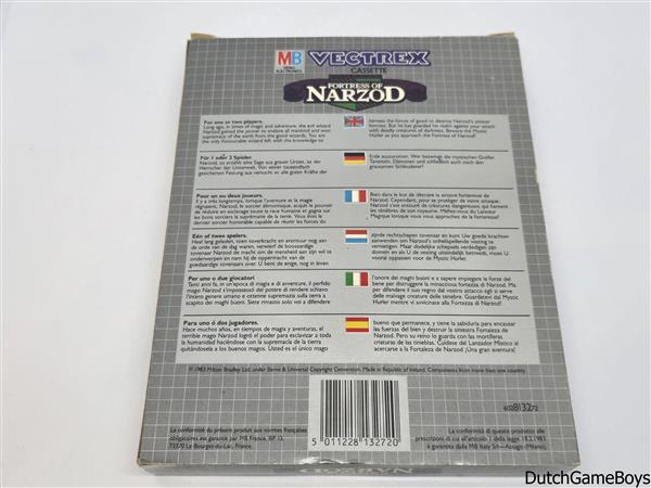 Grote foto vectrex mb fortress of narzod boxed spelcomputers games overige merken