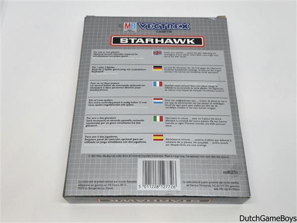 Grote foto vectrex mb starhawk boxed spelcomputers games overige merken