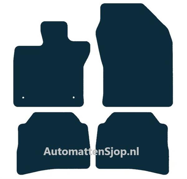 Grote foto luxe velours zwart automatten toyota prius v 2023 heden auto onderdelen overige auto onderdelen