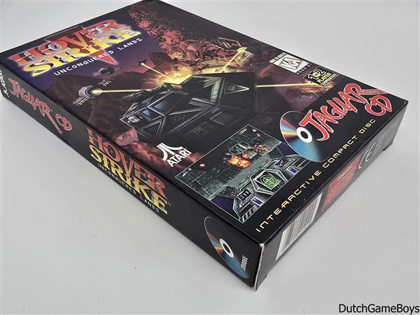 Grote foto atari jaguar cd hover strike big box spelcomputers games overige games